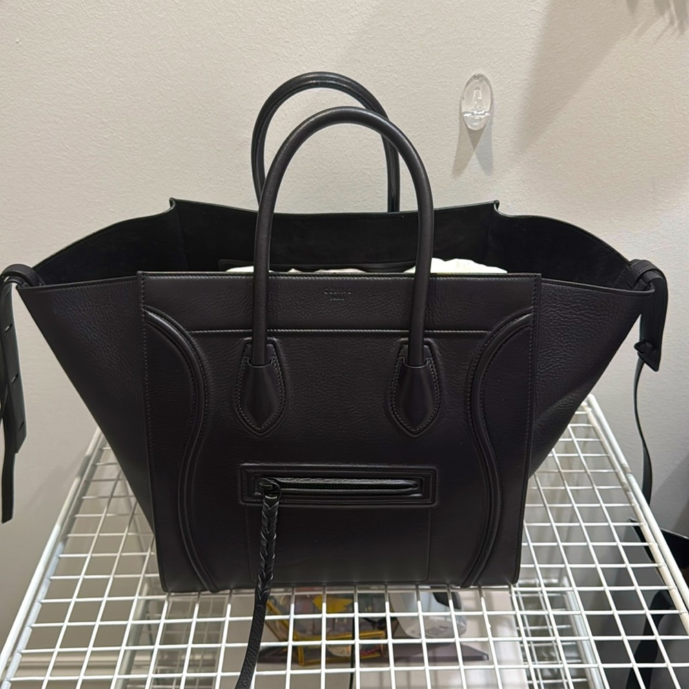 Celine Black Leather Women's Bag